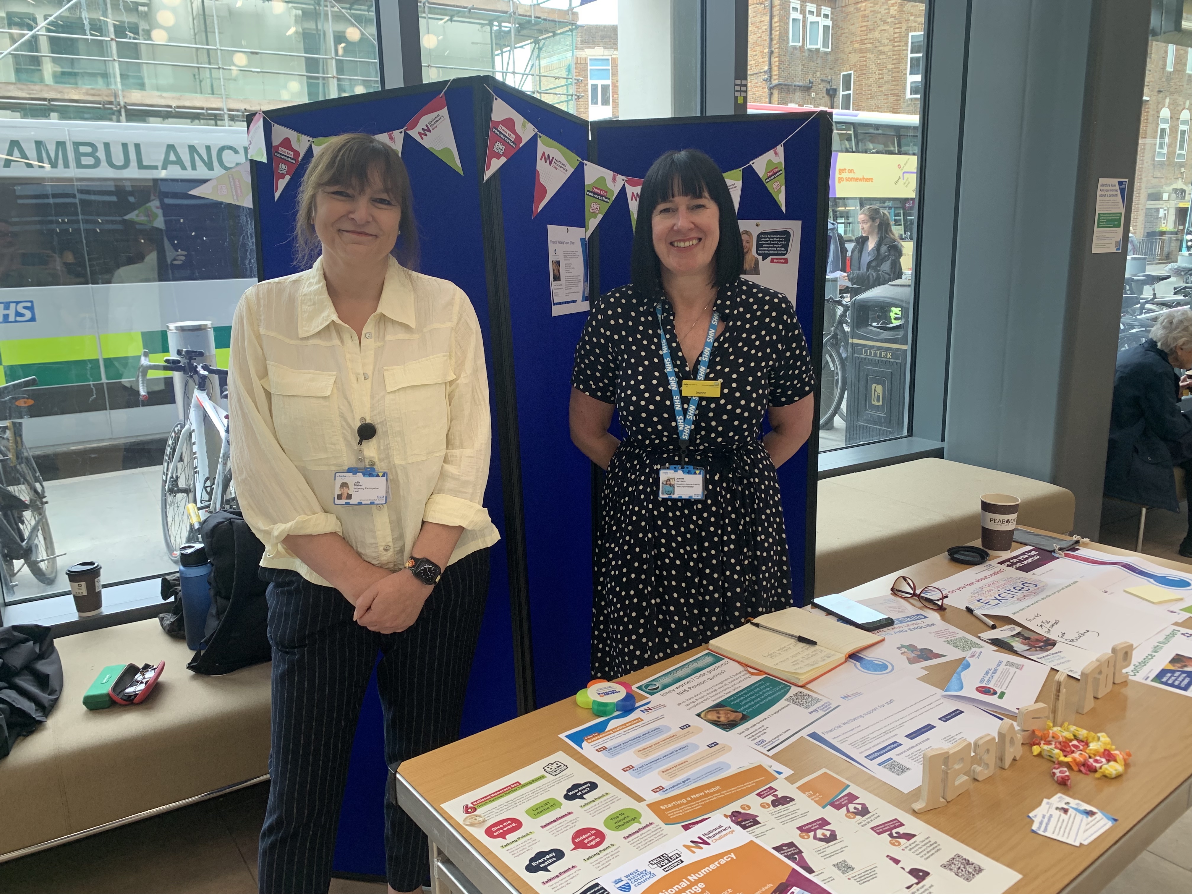 A National Numeracy Day stand