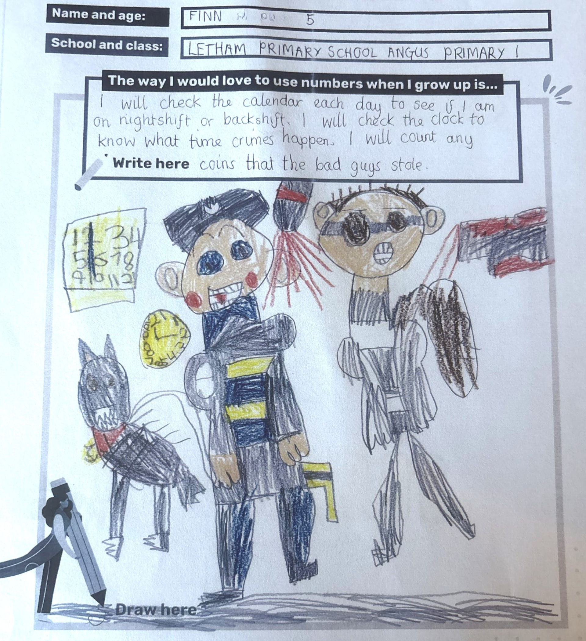 Finn's drawing