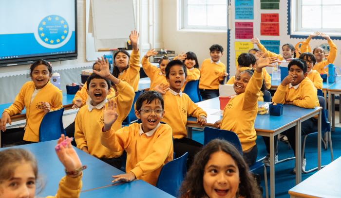 Children from William Davis Primary