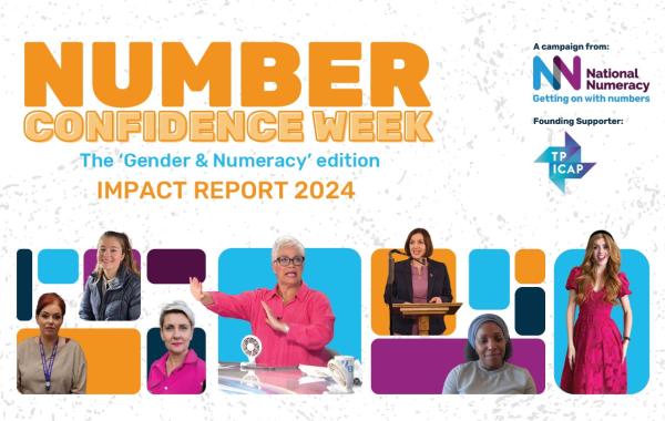 Front cover of the Number Confidence Week 2024 Impact Report