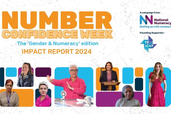 Front cover of the Number Confidence Week 2024 Impact Report