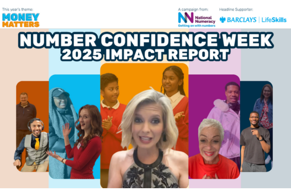 Front cover of Number Confidence Week 2025 Impact Report